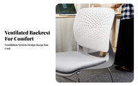 Sled Base Chair with Perforated Back Versatile Design Office Furniture