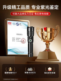 奥克斯伍德氏猫藓灯365nm紫光灯猫尿紫外线手电筒检查宠物专用uv
