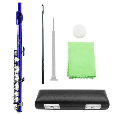 SLADE LDP608 Piccolo, 16 Holes, E Key, White Copper Body, Adult Beginner Professional
