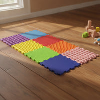 Foot Textured Sensory Training Mat Soft Sensory Puzzle Mats for Kids, Young Children, Classroom, Home