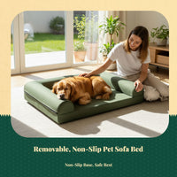 Waterproof orthopedic dog sofa