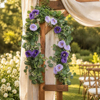 Eucalyptus Blossom Garland Indoor Outdoor Artificial Flower Vine Soft Pale