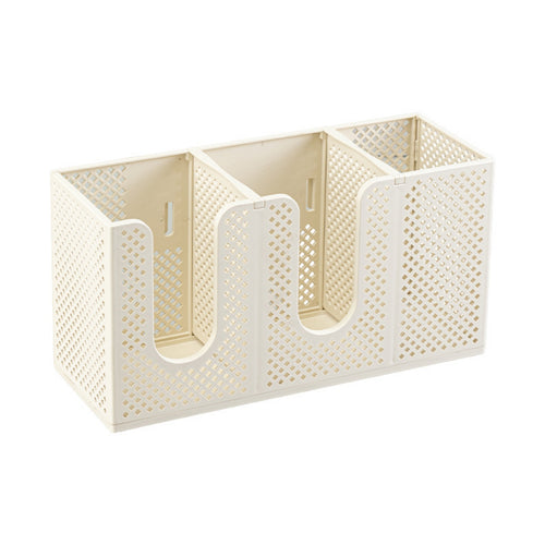 Cup Holder with Straw Organizer Countertop Cup and Lid Organizer Partitioned
