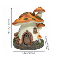 Toadstool House Light Automatic On/deactivate Light-up Toadstool Figurine