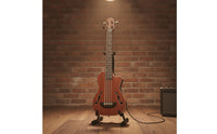 Bass Ukulele with Pickup Ergonomic Design Bass Guitar 4-String Instrument for Home Practice