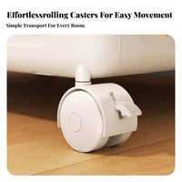 foldable Wheeled Box Large Capacity Storage Container Stackable for Dorm Room