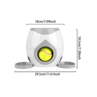Pet Tennis Ball Dispenser Independent Play Dog Tennis Ball Launcher Long-Lasting