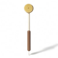 Two-in-Onepurpose Long-Handled Bath Brush Waterproof Bath Brush with Hanging Loop Gentle Back Scrubber Skin-Friendly for Shower