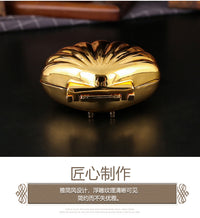 新款贝壳金色首饰盒小众精美项链耳饰收纳盒卧室轻奢饰品配件收纳