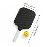 Lightweight Pickleball Paddle with Textured Surface Non-Slip Pickleball Paddle with Textured Face Ergonomic Racket Professional for Training Sessions