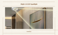 LED Ceiling Spotlight, Adjustable, Anti-Glare, Modern Accent