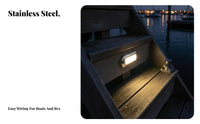 Illuminating Stair Light IP67 Waterproof 12V Illuminating Courtesy Light Vehicle Lighting Stainless Steel Flush Mount