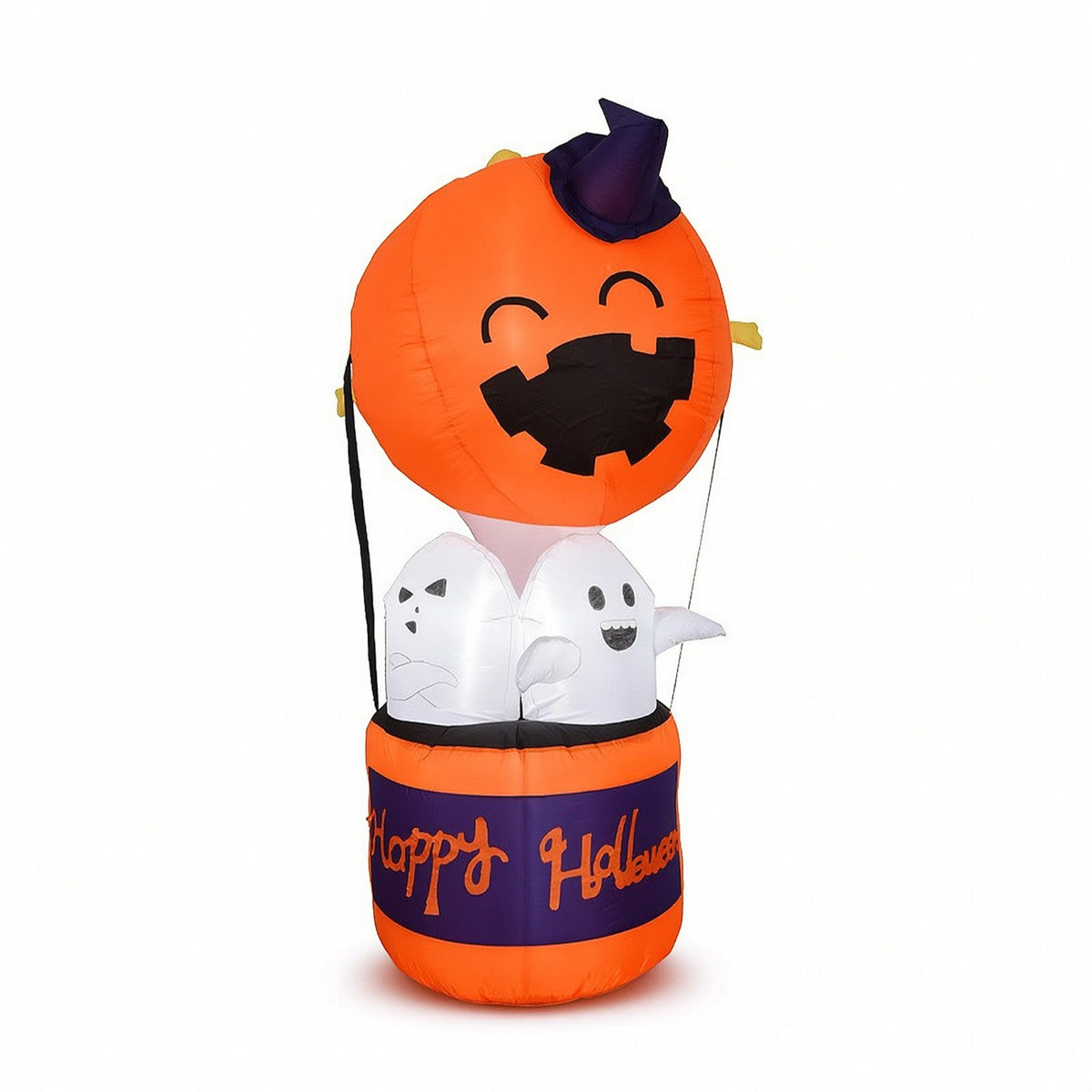 Halloween Inflatable with LED Light Giant Ghost Inflatable Yard Decoration Holiday Long-Lasting for Lawn, Porch