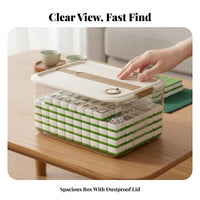 Mahjong Tile Container Clear View Design Empty Mahjong Box sturdy for Families