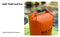 Floats on Water Floating Waterproof Bag Adjustable Shoulder Strap Waterproof Dry Bag Long-Lasting 500D PVC for Swimmers, Rafting, Beach