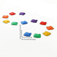 12 Pieces Sensory Stepping Stones Colorful Kids Stepping Stones Stackable