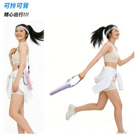 Ultra-Light Folding Umbrella, Rain or Shine, 3-Fold, 6 Ribs, UV Protection