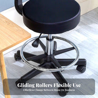 rotating Stool with spinerest Stable Circular Base Upholstered rotating High Chair