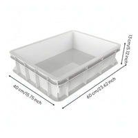 Slimline Batter Proofing Tray Easy-to-Clean Pizza Batter Pan Stackable Container Long-Lasting for Bakery