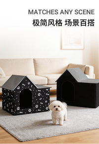流浪猫窝防水猫屋狗窝室外流浪猫保暖房子宠物别墅房子可折叠拆洗