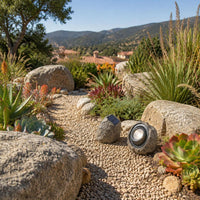 2 Pieces Solar Rock Light Waterproof Yard Decor Light Energy Saving for Lawn