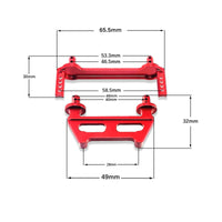 RC Car Body Pillars Easy to Replace Metal Body Pillars CNC Machined Hobby Vehicle Hardware