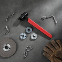 Two-in-onePurpose Angle Grinder Wrench Coated Grinder Spanner Wrench Replacement Tool Versatile for Workshop