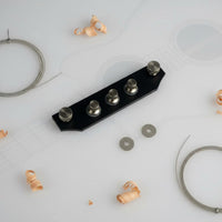 Quick Release Acoustic Guitar Bridge Clamp Precise Clamping Bridge Installation Clamp Easy to Use Compatible with Most Guitars for Luthiers, Workshop, Repair Shop