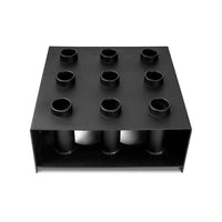 Gatling Cannon 360-Degree Rotatable Barbell Rod Insertion Device Nine-Hole Insertion Tube Gym Olympic Bar Storage Rack