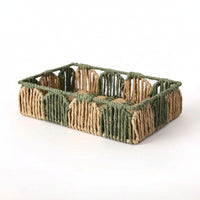 Woven Storage Basket Braided Woven Basket Handmade for Vanity