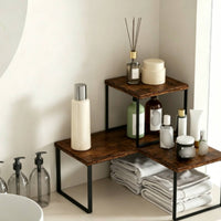 Two-Tier Desktop Shelf spaceSaving 2 Tier Desk Shelf Sturdy