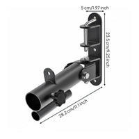 360 Degree Barbell Holder Multi Wall-Mounted Mounted Barbell Swivel Space Saving Angled Bar Row Attachment for Weightlifters