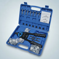 Rivet Nut Tool with Carrying Case Non-Slip Rivet Nut Kit with Case Portable Hand Riveter Tool for Mechanics, Garage