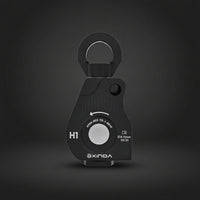 Aluminum Rope Pulley 25kN Pulley with Side Plates Hardware for Climbers, Salvage Teams Teams, Work at Height