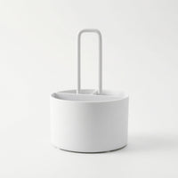 Countertop Utensil Organizer with Handle Easy to Clean Chopstick Container with Divider Long-Lasting Utensil Holder with Compartments Multi-Purpose for Dining Table
