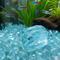 Ice Blue Crystal Gravel for Aquarium Decoration