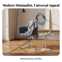 Curved rear Rolling Chair Modern Design Office Furniture Adjustable Height
