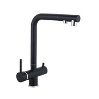 Three-Function Kitchen Tap 3-in-Sink Faucet with Water Strainer Flexible Faucet with Pull-out Spray for Renovators
