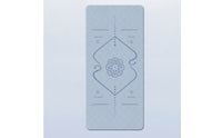 Textured Exercise Mat with Carrying Strap Long-Lasting Exercise Mat with Strap Portable Lightweight for Stretching