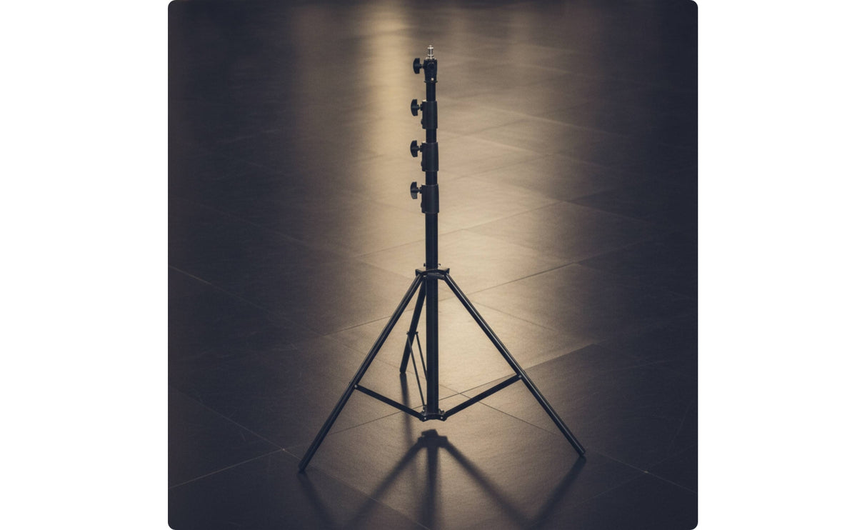 Gas-Cushioned Photography Light Stand Adjustable Height Tripod Light Stand Heavy Duty Tripod with Screw Adapter Stable for Photographers, Videographers, Motion Picture Motion Picture Production