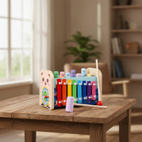 Pounding Pegs Toy Combination Pounding Toy with Mallet Multifunctional Pounding Pegs Game for Young Children, Kids, Playroom, Preschool