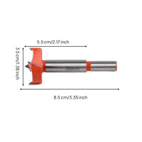 Depth-Limited Wood Hole Cutter Sharp Edges Door Board Hole Cutter Positioning Woodworking Tool Sturdy