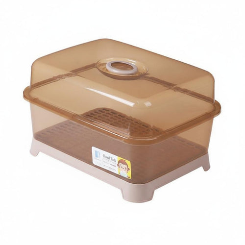 Covered Dish Drainer automaticDraining Kitchenware Organizer Easy reach Doors