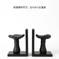 Mushroom-Shaped Resin Bookend for Desk Decor