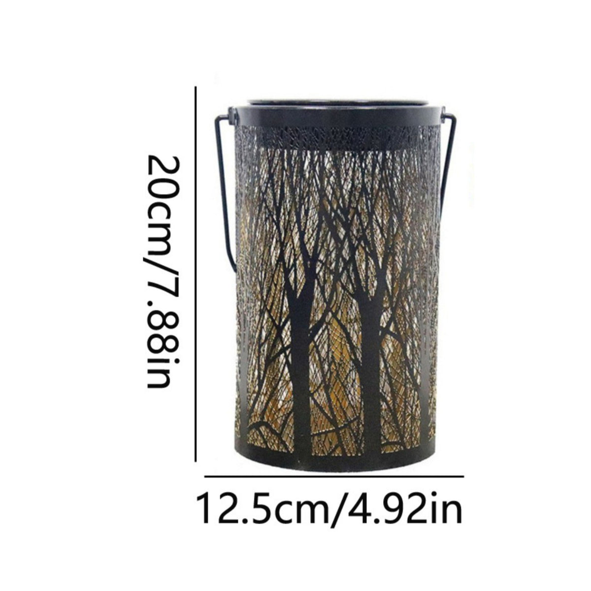 Tree Branch Lantern Waterproof Solar Garden Illumination & Simple to Install