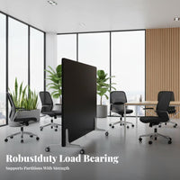 Mobile Divider Foot with casters Locking Casters Mobile Partition Base for gatherings