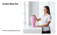 Hairpiece Styling Head Easy to Pin Hairpiece Making Head Suitable for Pinning for Hairstylists, Salon