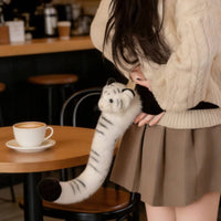 Tiger Stuffed Soft Tiger Head Tail Decorative Stuffed Animal for Kids, Play
