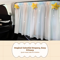 Car Window Shade, Retractable Sun Cover, Sun Protection, Suction holder Holder, Privacy, Infant, Side Window, Easy Installation
