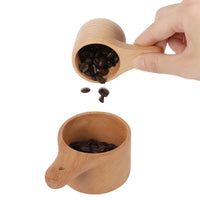 Beech Wood Measuring Spoon and Cup Set for Baking, 50g-230g